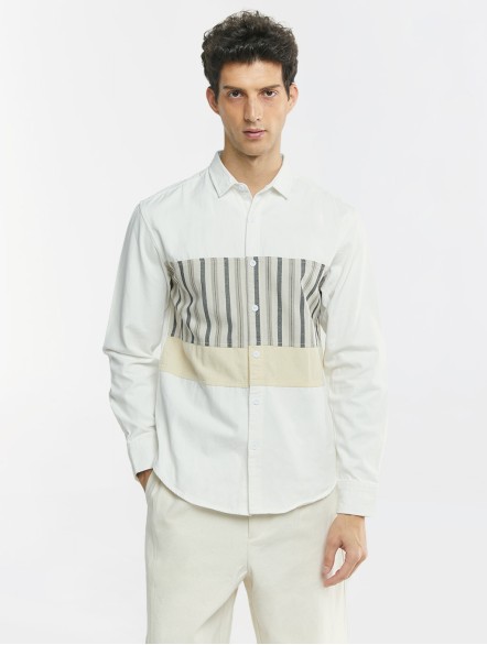 Patchwork Cotton Shirt