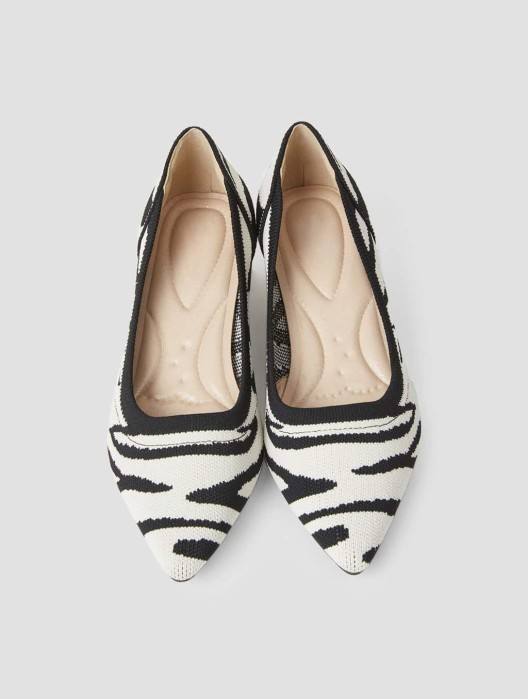 Pointed Toe Knitted Pumps